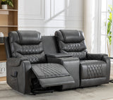 Hebden Riser recliner sofa with centre console - Ex Demo