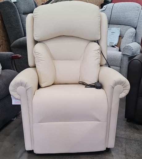 Cullingworth Lateral Back Cream leather- Ex Demo