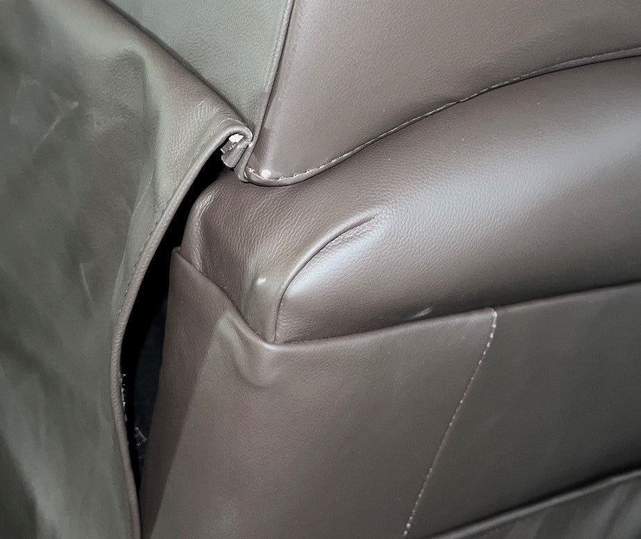 Cullingworth Lateral Back Dark Chocolate Brown Leather - Ex Demo