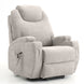 Burlington Fabric Dual Motor Riser Recliner Chair-Grey 