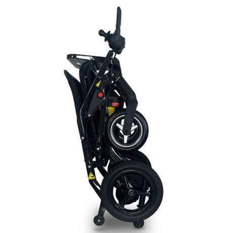 electric wheelchair folded up