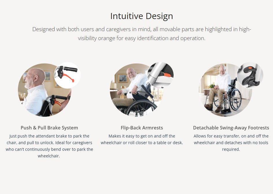 Karma Ergo 3 Crash Tested Lightweight Folding Self Propel Wheelchair