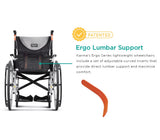 Karma Ergo 3 Crash Tested Lightweight Folding Self Propel Wheelchair