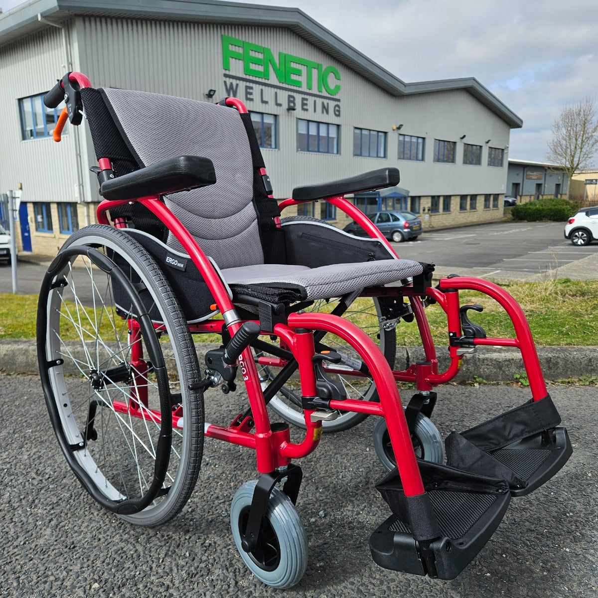 Karma Ergo 3 Crash Tested Lightweight Folding Self Propel Wheelchair