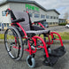 Karma Ergo 3 Crash Tested Lightweight Folding Self Propel Wheelchair-Red-16"