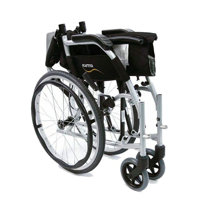 Karma Ergo Lite 2 Tall Self Propel Ultra Lightweight Folding Wheelchair - Crash Tested