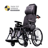 Karma Crash Tested MVP502 Self Propel Reclining Wheelchair MVP502Q22WB