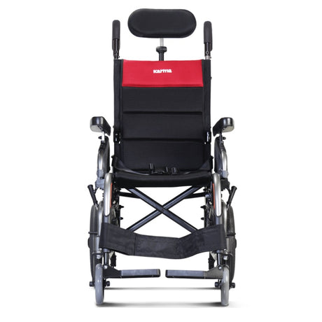 Karma Crash Tested VIP2 Transit Tilt in Space reclining wheelchair VIP2-TR-F14WB