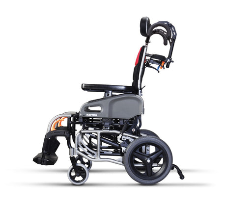 Karma Crash Tested VIP2 Transit Tilt in Space reclining wheelchair VIP2-TR-F14WB