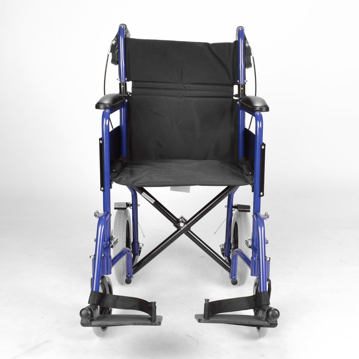 Lightweight folding wheelchair with handbrakes ECTR01