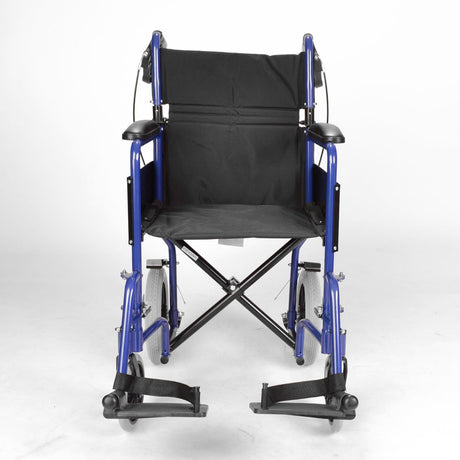 Lightweight folding wheelchair with handbrakes ECTR01