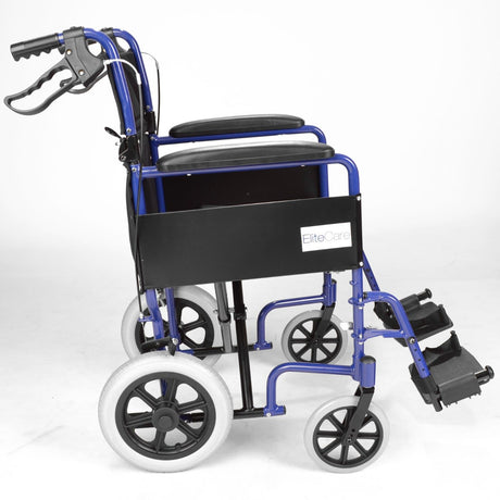 Lightweight Folding Wheelchair - Side View