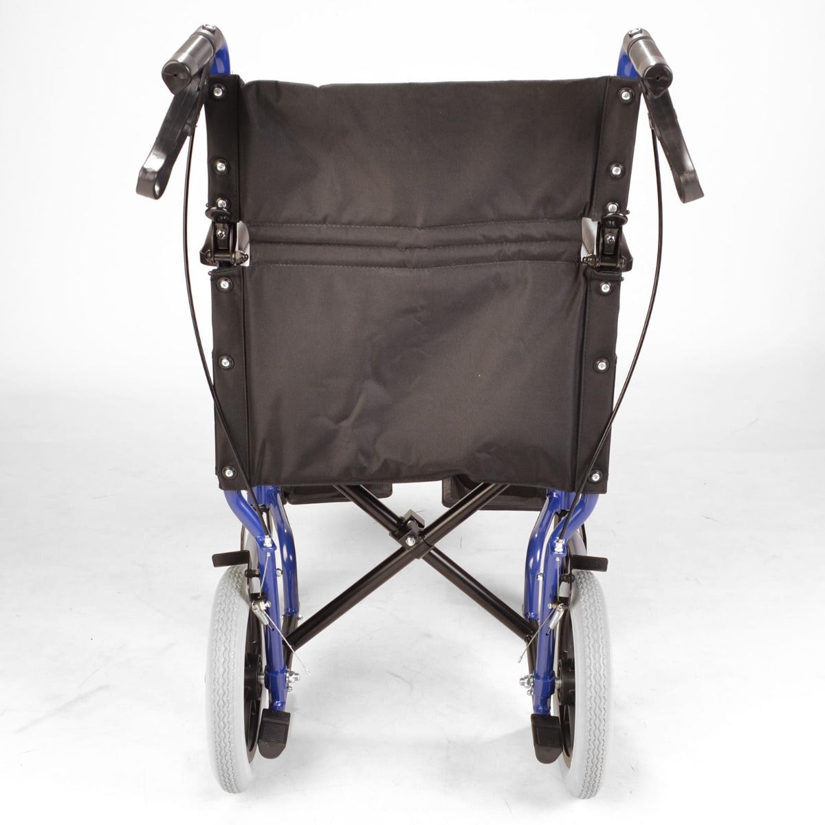 Lightweight Folding Wheelchair - Rear View