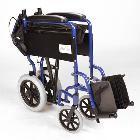 Lightweight Folding Wheelchair - Folded