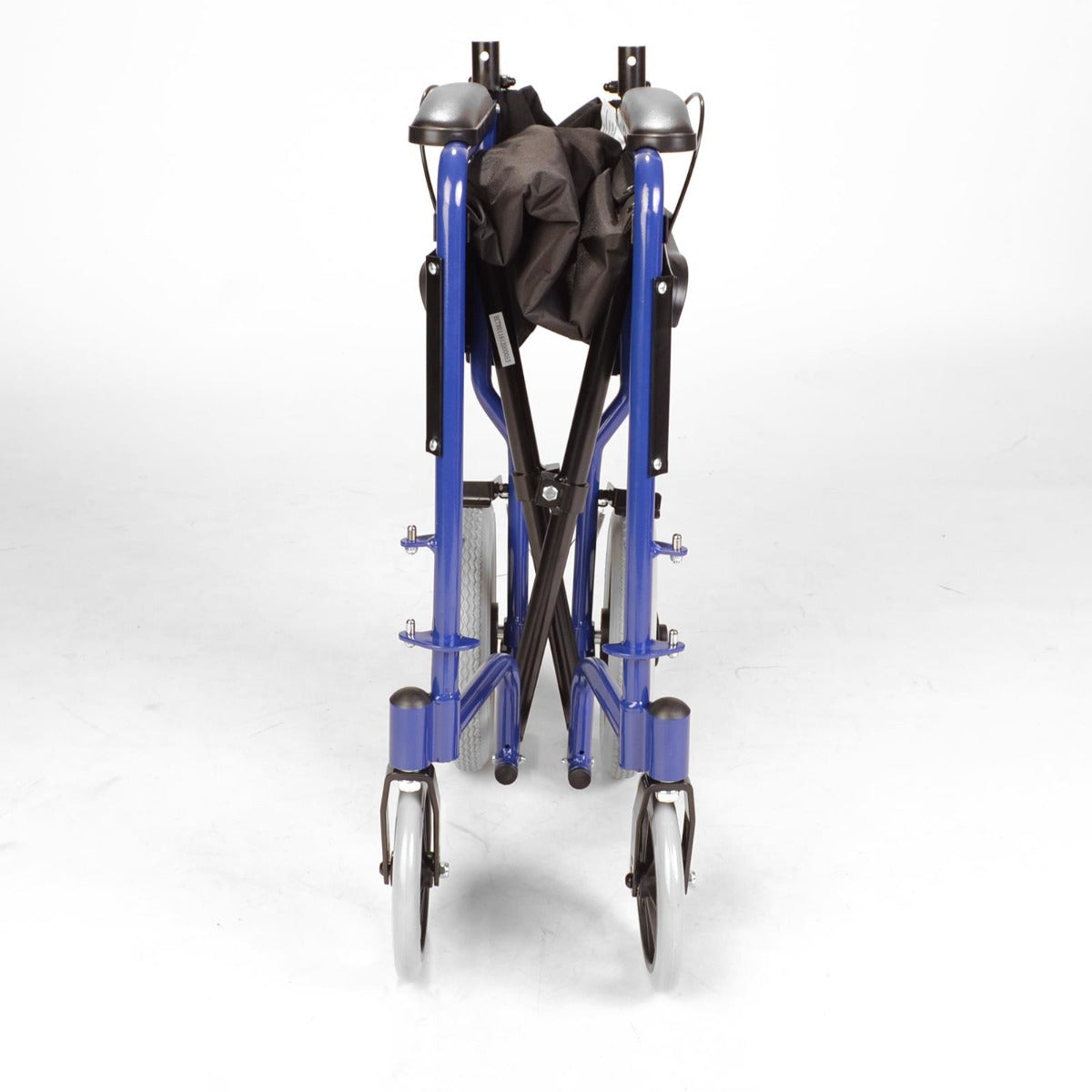 Lightweight Folding Wheelchair - Folded Front View