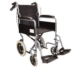 Lightweight folding wheelchair with handbrakes ECTR01