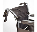Lightweight folding wheelchair with handbrakes ECTR01