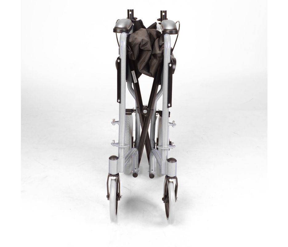 Lightweight folding wheelchair with handbrakes ECTR01