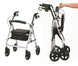 Lightweight Rollator with Seat and Bag - Only 5.8kg - Silver