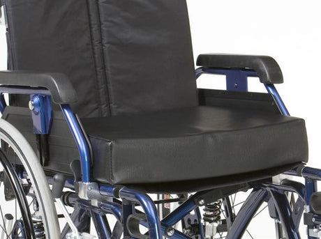 4" Memory Foam Wheelchair Cushion - Vinyl Cover
