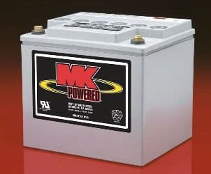 2 X MK Power 12V 40ah Gel Mobility Scooter Batteries M40-12 SLD G