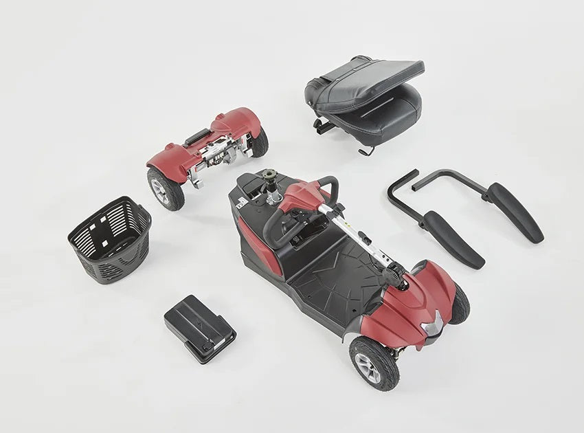Motion Aura Lightweight Mid Size Mobility Scooter with Lithium Battery