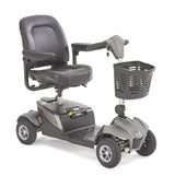 Motion Aura Lightweight Mid Size Mobility Scooter with Lithium Battery-Grey