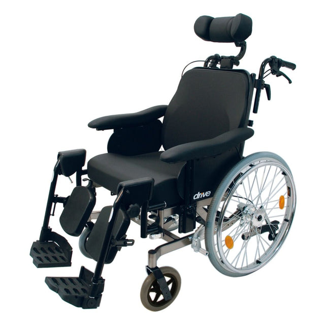 Drive Multitec Reclining Tilt in Space wheelchair - Self Propel  with drum brakes
