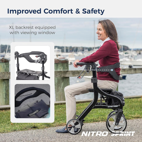 Drive Nitro Sprint Rollator - NEW 2025 Model with upgrades