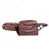 Oakworth Powered Headrest Dual Motor Chestnut Leather - Ex Demo