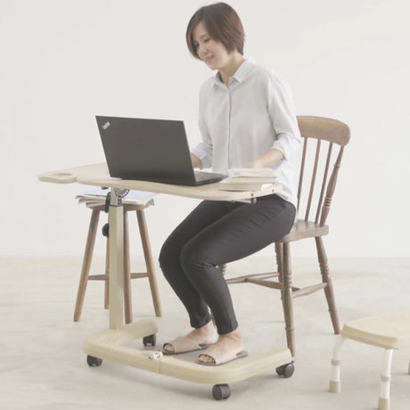 Deluxe over bed or chair table adjustable width height and angle