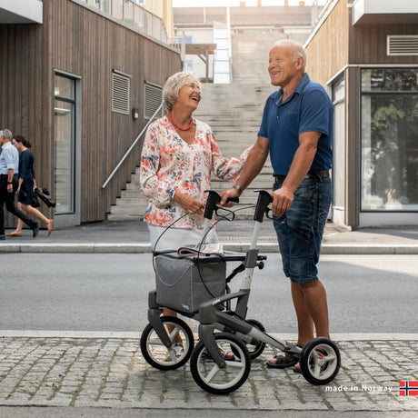 Topro Olympos ATR All terrain outdoor rollator with backrest - 7 Year Warranty