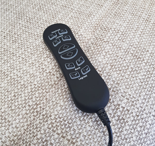 5 pin handset controller for dual motor riser recliner chairs