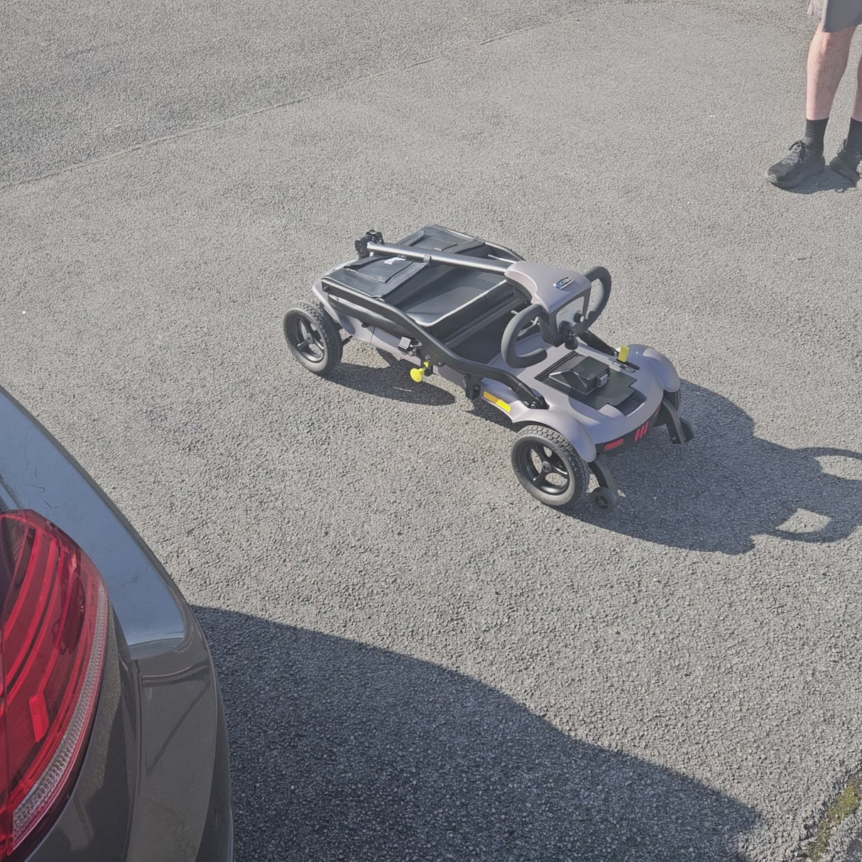 Pride gogo mg2 in a car boot video