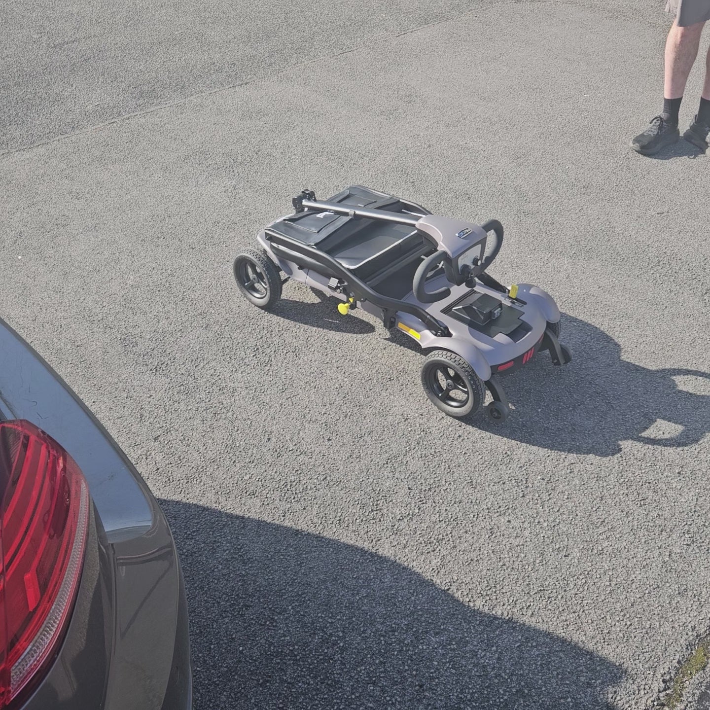 Pride gogo mg2 in a car boot video