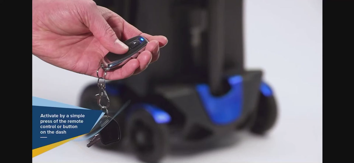 A video of the drive medical auto fold elite compact folding mobility scooter.