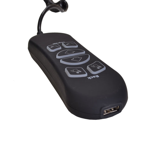 Wendover petite dual motor faux leather - Controls