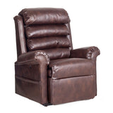 Pride 670 Walnut Dual Motor Rise Recline Chair - 27 stone user weight