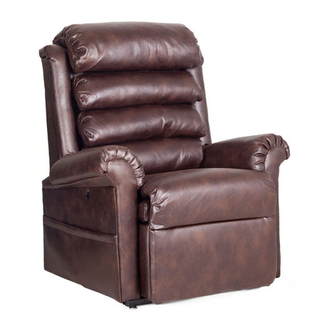 Pride 670 Walnut Dual Motor Rise Recline Chair - 27 stone user weight
