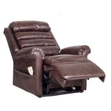 Pride 670 Walnut Dual Motor Rise Recline Chair - 27 stone user weight