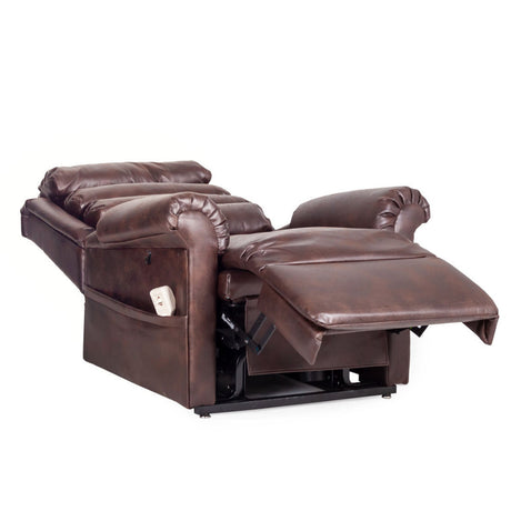 Pride 670 Walnut Dual Motor Rise Recline Chair - 27 stone user weight