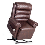 Pride 670 Walnut Dual Motor Rise Recline Chair - 27 stone user weight