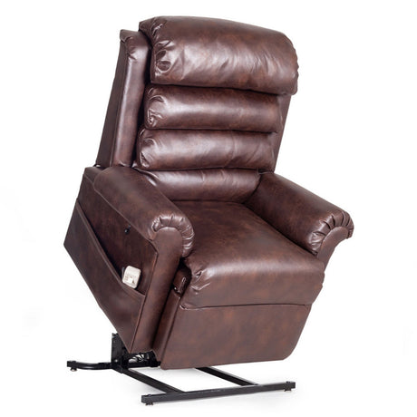 Pride 670 Walnut Dual Motor Rise Recline Chair - 27 stone user weight