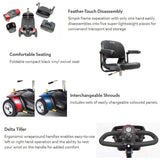 Pride GoGo Sport Mobility Scooter 18 amp - Diagram