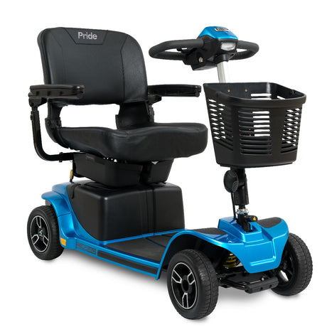Pride Revo 2.0 Mobility Scooter - Disassembles Easily-Blue