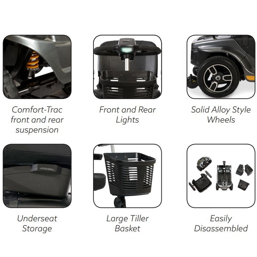 Pride Revo 2 Mobility Scooter Grey
