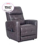 Westminster Leather Rise Recliner Chair powered headrest and lumbar