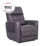 Westminster Leather Rise Recliner Chair powered headrest and lumbar