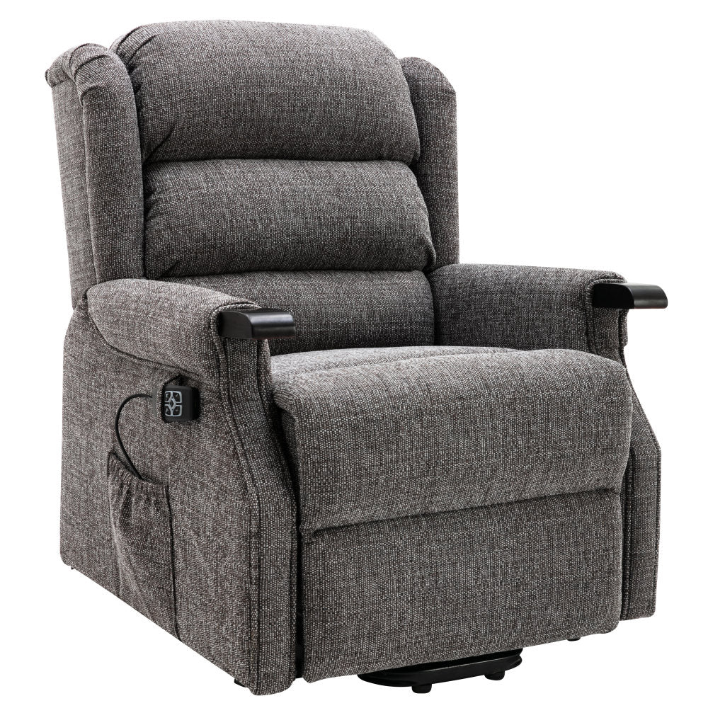 Queensbury dual riser recliner chair wooden knuckles