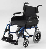 RMA 1530 Lightweight Folding Transit Wheelchair-Blue